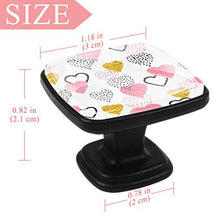 Amore cuore 4 PCS Pomelli per Porta, Pomolo per Mobile, Pomelli per Mobili con Viti, Maniglia per Armadietto, Pomelli per Porta, Pomelli per Cassetti per Porta, Armadio, Cassetto e Credenza