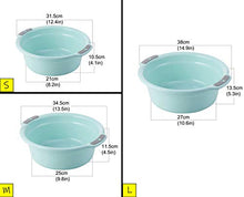 Lavabo pacchetto di 4 lavabo del bacino della cucina home bagno all'aperto di lavaggio, delle famiglie a parete lavabo mobile, bacino rotondo antiscivolo (Size : Pack of 4)