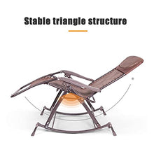 Sedia a dondolo pieghevole per prendere il sole pieghevole reclinabile per esterni regolabile pieghevole sedia a sdraio gravità zero per patio giardino spiaggia cuscinetto piscina Peso 150 kg