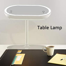 WYLILZI-Home Specchi da Tavolo Specchi da Bagno Specchio Trucco 2 in 1 Lampada da Tavolo USB Ricaricabile Lampada a LED Rimovibile Touch Screen 360 ° Design Split Girevole Specchi