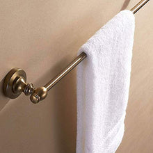 WDGNY Mensola Bagno Singola Asta Asciugamano Rack Oro Spazio Alluminio Bagno Asciugamano Rack 60 cm Mensola Fissato A Parete Punch Installazione 0720