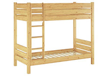 Erst-Holz Letto a Castello divisibile per materassi 90x190 per Adulti Extra Resistente 60.16-09-190T80