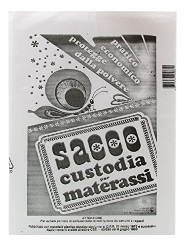 sacco plastica custodia materasso singolo