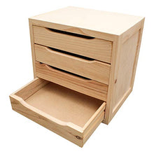 Astigarraga 4Caj-Blna40 - Cassettiera in legno massiccio di pino naturale