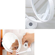 SWNN Specchio cosmetico Nuova Potente Ventosa Pieghevole Specchio Bagno Bagno Regolabile Specchio Bellezza Specchio Bianco