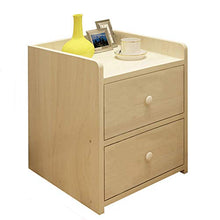 DNSJB Armadietto da Comodino con 2 cassetti Armadietto da Comodino con armadietto Semplice Armadietto Piccolo (Color : B)
