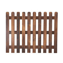 Palizzata del Giardino Divisoria 3PCS, Palizzata in Legno di bambù Naturale, Adatta per Giardino Esterno,Bianca,Stakes