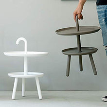 JJJ Stabile Plastica Comodino Comodino Laterale Forma Semplice e Durevole e Pratico Moda (Color : F)