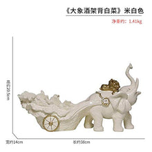 LHQ-HQ Decorazioni Arte Artigianato Elephant Ornamenti cremagliera del Vino Wine Cooler Mobile TV Regalo 2