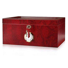 ZLMMY Professionale Bagagli Cigar Humidor con Humidor e igrometro - con divisori for umidità Packaging