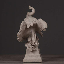 Bradoner - Elefante contratto Vive In Vino Arca Ornamento Salotto TV Arca Camera da Letto 19* H30.5CM