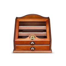 XZJJZ Legno di Cedro Cigar Humidor Idratante Box Cabinet Grande capacità Fit 100 Quattro Strati Cigar Humidor Scatola