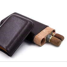 XZJJZ Leather Cigar Box di stoccaggio Sealed Design Cigar Humidor - Cigar Humidor da Viaggio in Pelle Portatile Fumare Ware idratante Tubo