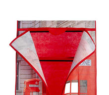 made2trade Armadio pieghevole con chiusura lampo – 160 x 75 x 45 cm – Telephonebox