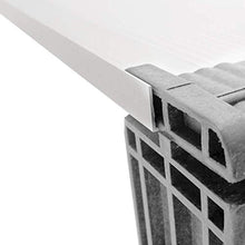 PrimeMatik - Pensilina 200x100cm in policarbonato per Porta o Finestra per Esterno Grigio