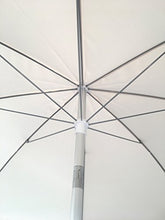 Michele Sogari & C. Srl Ombrellone Lido Spiaggia Beige in Alluminio con snodo Misura 220 cm in Alluminio e Poliestere 230 gr