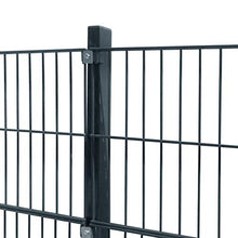 vidaXL Pannelli di Recinzione 6 pz Ferro 6x2 m 36m (Totale) Antracite