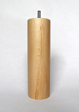 Accessoires-Literie - Set di 4 piedi da letto in legno massiccio. Vernice naturale. Altezza 25 cm.