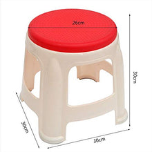 Juudoiie Semplice ed elegante Sgabello colorato Sgabello domestico Sgabello per bambini Sedia Plastica Plastica Piccola Piccola Banco spesso Candy-Color Color Basso Sgabello Scarpa Cambio Modifica Sga