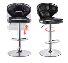 Poltrone Nubao Sgabello con poggiapiedi, Confortevole con Schienale Sedia da Pranzo Salone di Bellezza Aula Sala riunioni Altezza Regolabile Sgabello Bar (Colore: C, Dimensione: 63-83CM)