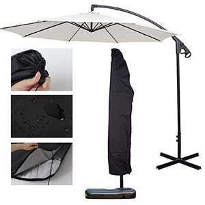 SISHUINIANHUA Ombrello Impermeabile Cover 265 cm Patio Parasole Ombrello da Esterno Copertura Pioggia CoveryString Dust Protective Case Cantilever Mat