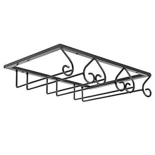 Portabottiglie da 3,5 pollici, espositore per bicchieri da vino a forma di cuore, per cucina(3 slots)