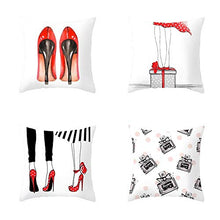 Federe Cuscini Divano 45X45,Serie Di Bottiglie Di Profumo Fodere Per Cuscini Per San Valentino, Fodera Per Cuscino Lombare Per Divano Da Ufficio Per Auto, Decorazione Per La Casa Set Di 4 Articoli, St