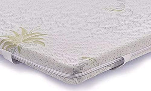 DOLCI SOGNI Topper Memory Foam 120x190, Topper Una Piazza e Mezza Memory Foam Rigido, Spessore 5 cm, Memory Topper Materasso per Divano Letto Piazza e Mezza, 100% Made in Italy