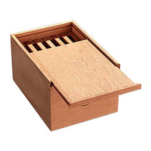 Minmin Cigar Humidor cedro legno non verniciato alcolica portasigarette, 160x220x120mm accessori del sigaro (Size : 160x220x120mm)