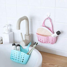 MAGT Cestello Portaoggetti da Cucina, Cestello Cucina Borsa da Cucina Regolabile in Spugna Borsa Portaoggetti Cestino Portaoggetti Bagno Portaoggetti(Verde)