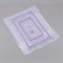 nobrands Scatole portaoggetti -5 Scatole portaoggetti Pieghevoli in plastica Doppia Viola Organizer per Scarpe, Scatola per Borse per la casa
