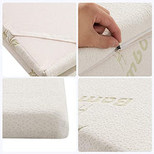 NOFFA Coprimaterasso 2 Piazze Matrimoniale, Materasso Topper Viscoelastico in Memory Foam, include Bambù Fodera Rimovibile Ultra Morbida (180x200x5cm)