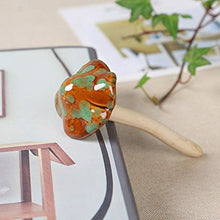 Happyyami 4 Pz/Set Colorful Mini Giardino Funghi in Ceramica Toadstools Ornamentali Fai da Te Giardino Funghi Tintinnio Ornamenti da Giardino per La Casa delle Bambole Invasatura Vaso di