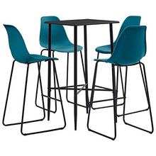 E E-NICES Set da Bar 5 pz in Plastica Turchese