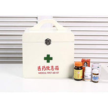 Medicine Chest Legno Medicina Box Salute Box Bambino Medicina Storage Box Box Car Big Medicine Box