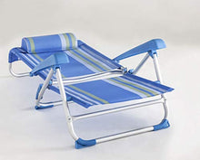 Sedia Sdraio Pieghevole mare"Spiaggina", in ALLUMINIO