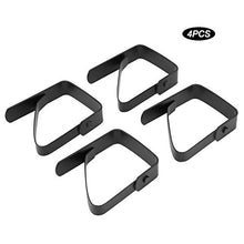 Dibiao, 4 pezzi di grandi dimensioni per tovaglia in acciaio inox, antiscivolo, 5 x 4 cm