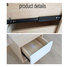 RKRZLB Comodino Camera da Letto Cassettiera Moderno con 1 Cassetti 13x15.7x15.7inch Naturale Cassettiere Cameretta (Color : Wood Color)
