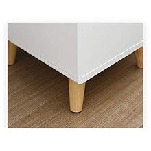 Comodini Nordic massello di Stile Giapponese Semplice Legno di Gomma da Letto Piccolo gabinetto (Color : B)
