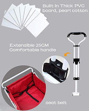 Z-SEAT Carrello da Giardino Portatile Carrello Pieghevole Carrello da Festival per carichi Pesanti Carrello da Traino con Ruote frenanti, Carrello Multiuso per Bagagli/VI