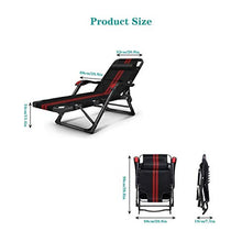HXCD Sedia a Sdraio a gravità Zero per Giardino, Sedia a Sdraio Pieghevole reclinabili Pieghevoli in Metallo Resistente Portatile Rilassante Letto reclinabile mobili da Giardino per Prato all'ape