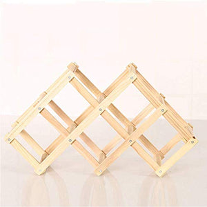 Aasdf, scaffale pieghevole in legno per il vino, da banco da lavoro, moderno, Nord Europa, supporto in legno per armadietti in stile retrò, decorazione per la casa, A24,5 cm