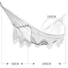 HQSB Macrame Fatto A Mano Macrame Amaca Amaca Doppia Boemia Tela Appeso Swing per Gli Alberi Utilizzare per L'interni Giardino Esterno Patio Porch Decor