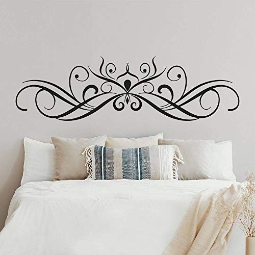 Adesivi per testiera del letto, T-MK361, 40 x 140 cm, colore: Nero