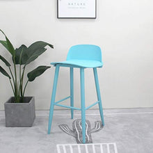 HLR - Sgabello da bar, stile moderno, elegante, in diversi colori, con telaio in metallo, adatto per cucina, caffè, sedia da bar, sgabello per bar, colore: B