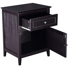 LICHUAN Tavolino moderno comodino in faggio per camera da letto, comodino con cassetto, mobili per camera da letto, comodino e comodino facile da montare.