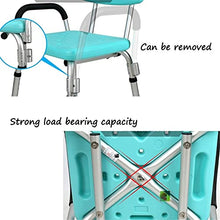 TUHFG Sgabello per Doccia Sgabello Doccia Sgabello Doccia Sedia da Bagno Sedia da Bagno - Alluminio Leggero - Antiscivolo - Altezza Regolabile - Peso Cuscinetto Sedia da Bagno 200KG