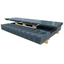 vidaXL Set 12 Pannelli di recinzione 2D giardino con pali 2008x830mm 24 m grigio