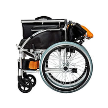 Carrozzine Semoventi, Trolley da Viaggio Portatile Transit Scooter per Anziani, Pieghevole Portatile Lega di Alluminio Superleggera Anziani/Disabili Sedia da Trasporto Semovente Senior/Disabili S