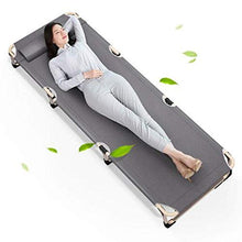 AKSHOME Sedia A Sdraio Pieghevole Singola Moda Beach Lettino da Sole Portatile Ufficio Pausa Pranzo Letto Giardino Esterno Lettino Letto Semplice Letto A Quattro Piedi-178X56X30Cm